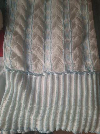 Coperta o fasciatoio per neonato blu