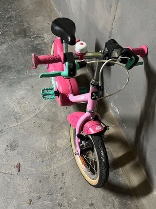 Bicicleta infantil unicornio rosa Btwin