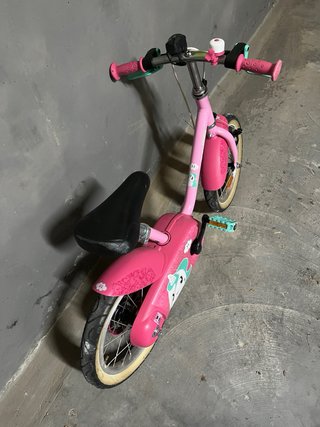 Bicicleta infantil unicornio rosa Btwin
