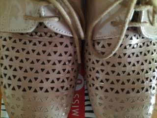 Zapatos callaghan de charol Beige/Rosa Verano