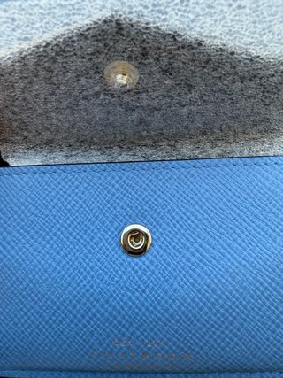 Monedero Smythson azul