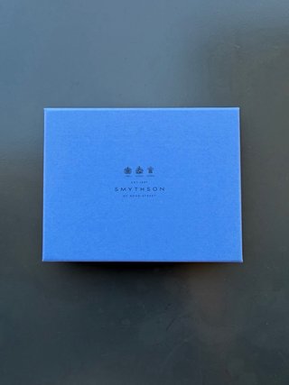 Monedero Smythson azul