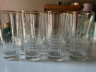 Set 12 Bicchieri Vintage Bormioli Oro