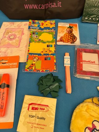 Kit scuola: borsa, quaderno, evidenziatori