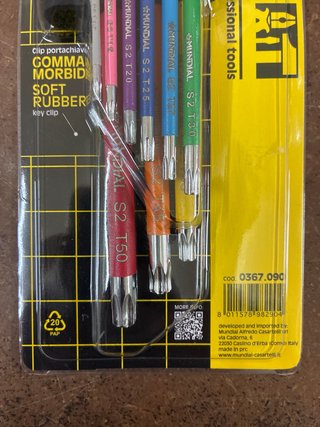 Set Chiavi Torx Mundial 9pz