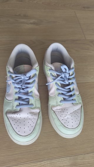 Nike Dunk Low T. 37.5 Verde Rosa