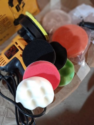 Pulidora eléctrica para coche y guitarras