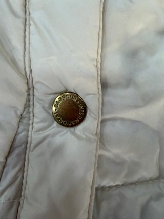 Cappotto imbottito Barbour donna beige