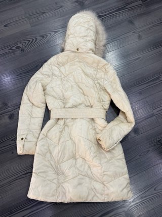 Cappotto imbottito Barbour donna beige