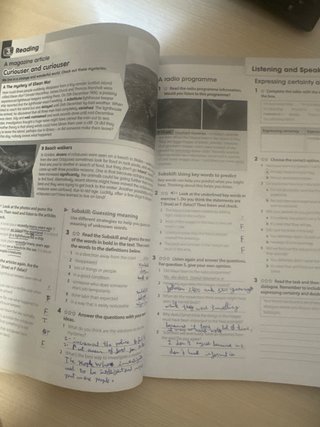 Workbook influence Today 4