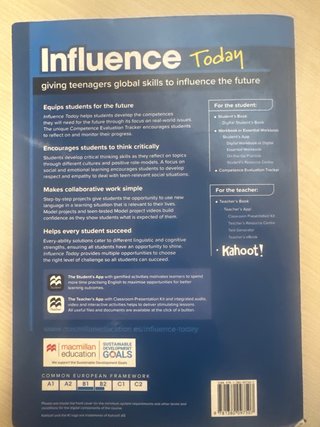 Workbook influence Today 4