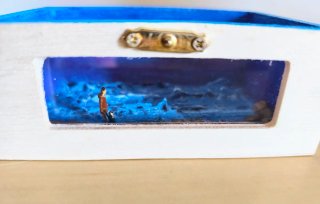 Scatola Diorama Marino Artigianale