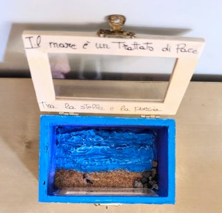 Scatola Diorama Marino Artigianale