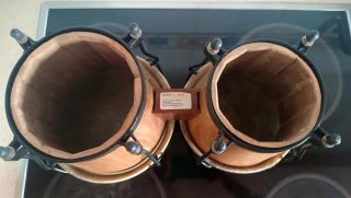 Bongòs in legno Vision Music 18/16 cm