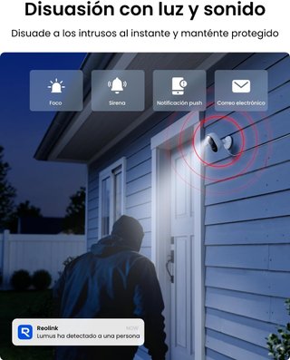 Cámara de vigilancia exterior Reolink Lumus-2K