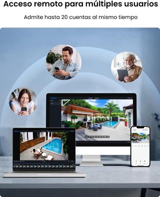 Cámara de vigilancia exterior Reolink Lumus-2K