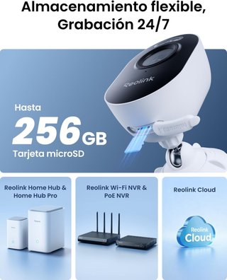 Cámara de vigilancia exterior Reolink Lumus-2K