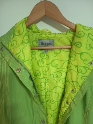 Chubasquero OSREGN verde y amarillo