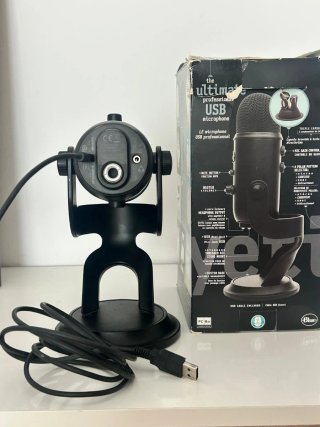 Micrófono profesional Blue Yeti Negro