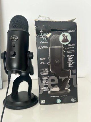Micrófono profesional Blue Yeti Negro