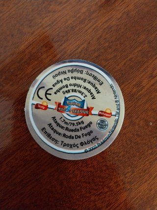 Tazos Pokémon Feraligatr 160 e Typhlosion 157