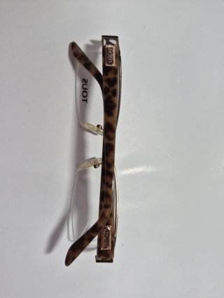 Gafas graduadas marrones y doradas