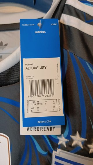 Maglia Argentina Mondiali 2026/27 Adidas
