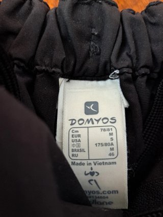 Pantalón corto Domyos Talla M Negro