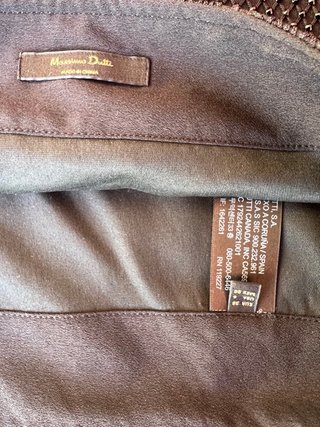 Falda Massimo Dutti abalorios talla única
