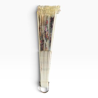 Leque Vintage Renda Floral Decorativo