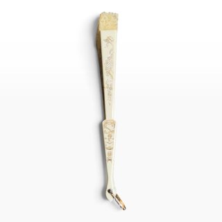 Leque Vintage Renda Floral Decorativo