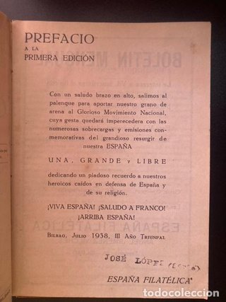 Catálogo España Filatélica 1939