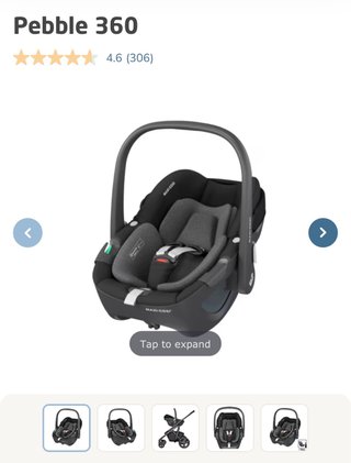 Silla Coche Maxi-Cosi Pebble 360 Nueva