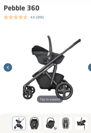 Silla Coche Maxi-Cosi Pebble 360 Nueva