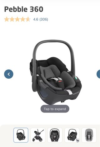 Silla Coche Maxi-Cosi Pebble 360 Nueva