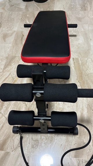 Banco abdominales y bandas elásticas