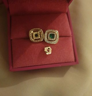 Pendientes Oro 18k Nuevos con Caja