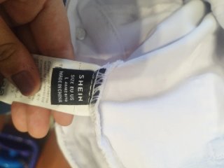 Pantalón largo blanco talla L