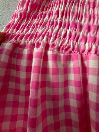 Vestido Vichy Rosa