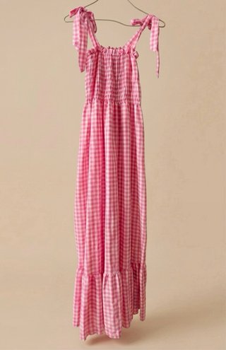 Vestido Vichy Rosa