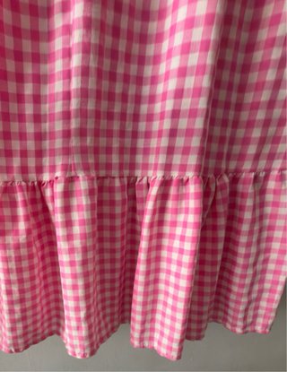 Vestido Vichy Rosa