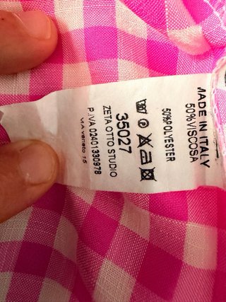 Vestido Vichy Rosa