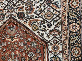 Alfombra estilo persa de lana vintage años 70