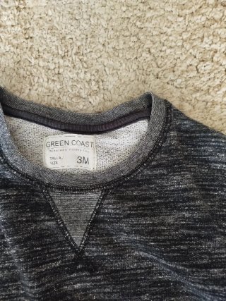 Sudadera Green Coast 3M gris jaspeado