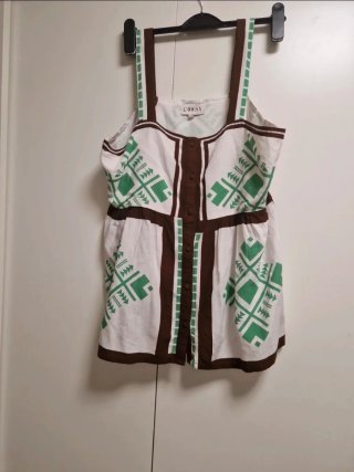 Conjunto Coosy blanco y verde