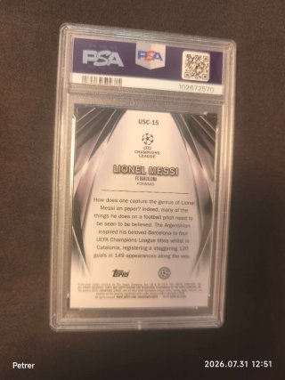 Messi PSA 9 Ultimate Stage Chrome