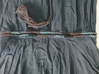 Vestido Boho Negro con Detalles