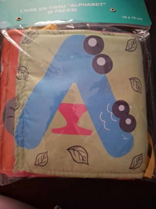 Libro sensorial tela para bebes
