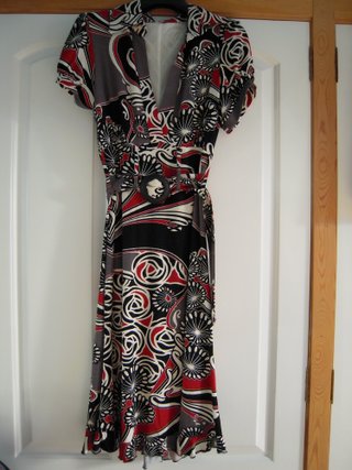 Vestido de punto estampado
