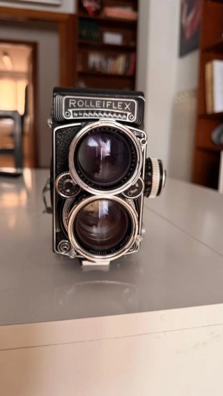 Cámara Tele Rolleiflex 135mm Formato Medio 120